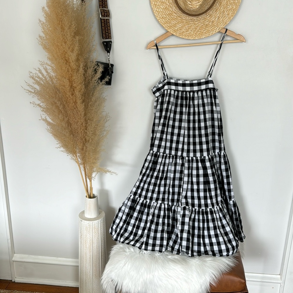 • Gingham o.p.t Dress •